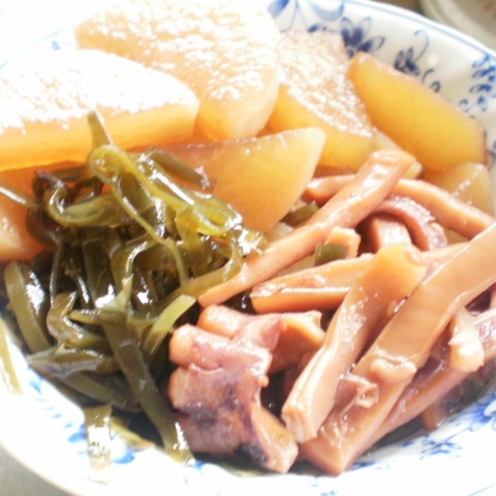 大根のするめと出汁昆布の煮 レシピ 作り方 By ミルミント 楽天レシピ